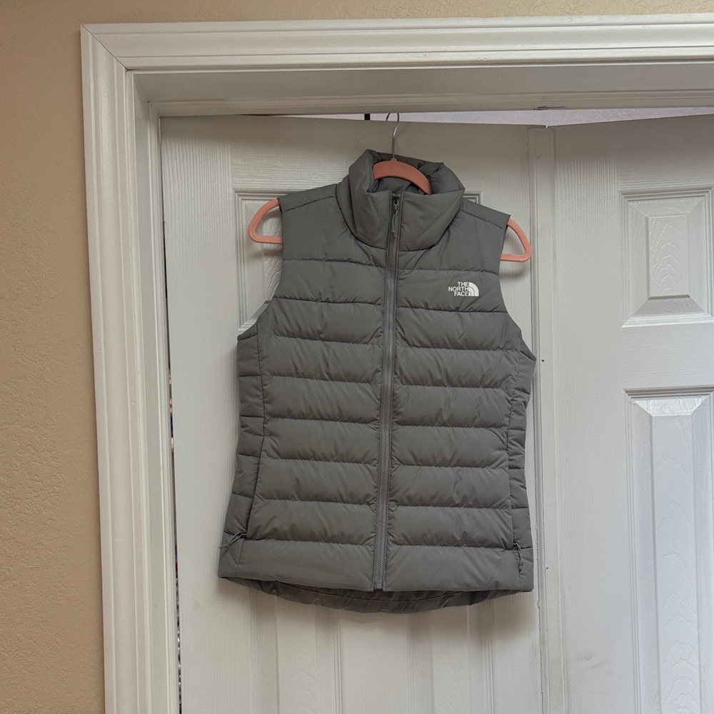 The North Face Charcoal Quilted Vest